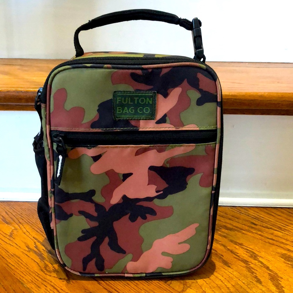 Fulton Bag Co. Lunch Tote - Upright Insulated Zippered - Camo